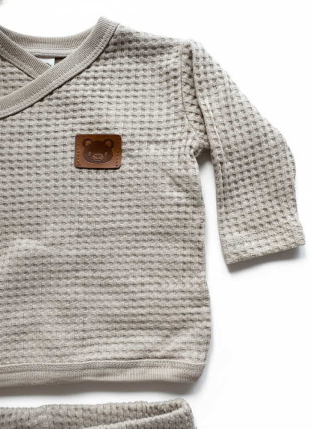 Almond Latte 5'li  Yenidoğan Hastane Çıkış Seti Pamuklu - 3