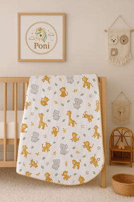 Animal Keten Bebek Battaniyesi