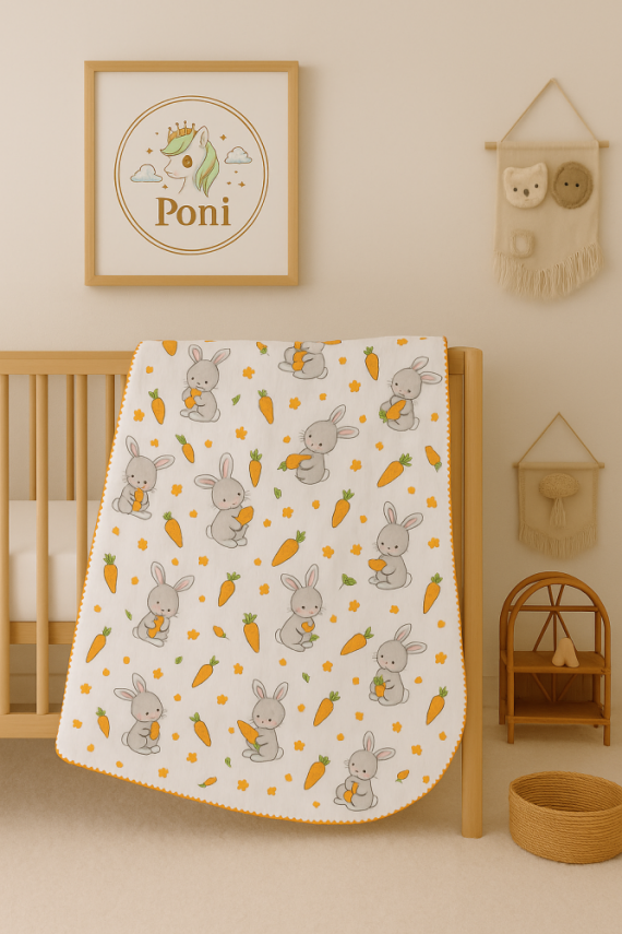 Bunny Keten Bebek Battaniyesi - 2