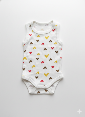 Heart Çıtçıtlı Zıbın