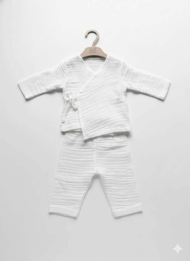 Louis Müslin Premium 5'li Yenidoğan Hastane Çıkış Seti - 2