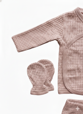 Lunella Pembe 5'li  Yenidoğan Hastane Çıkış Seti Pamuklu - 2