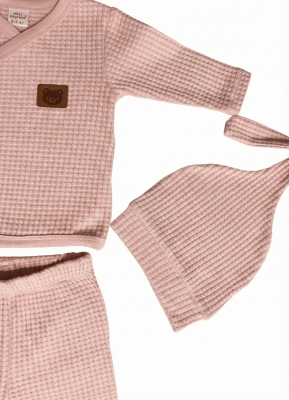 Lunella Pembe 5'li  Yenidoğan Hastane Çıkış Seti Pamuklu - 2